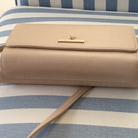 🛍️SOLD Spartina Crossbody Purse Wallet Handbag  Like New Cream Tan - Picture 12 of 16
